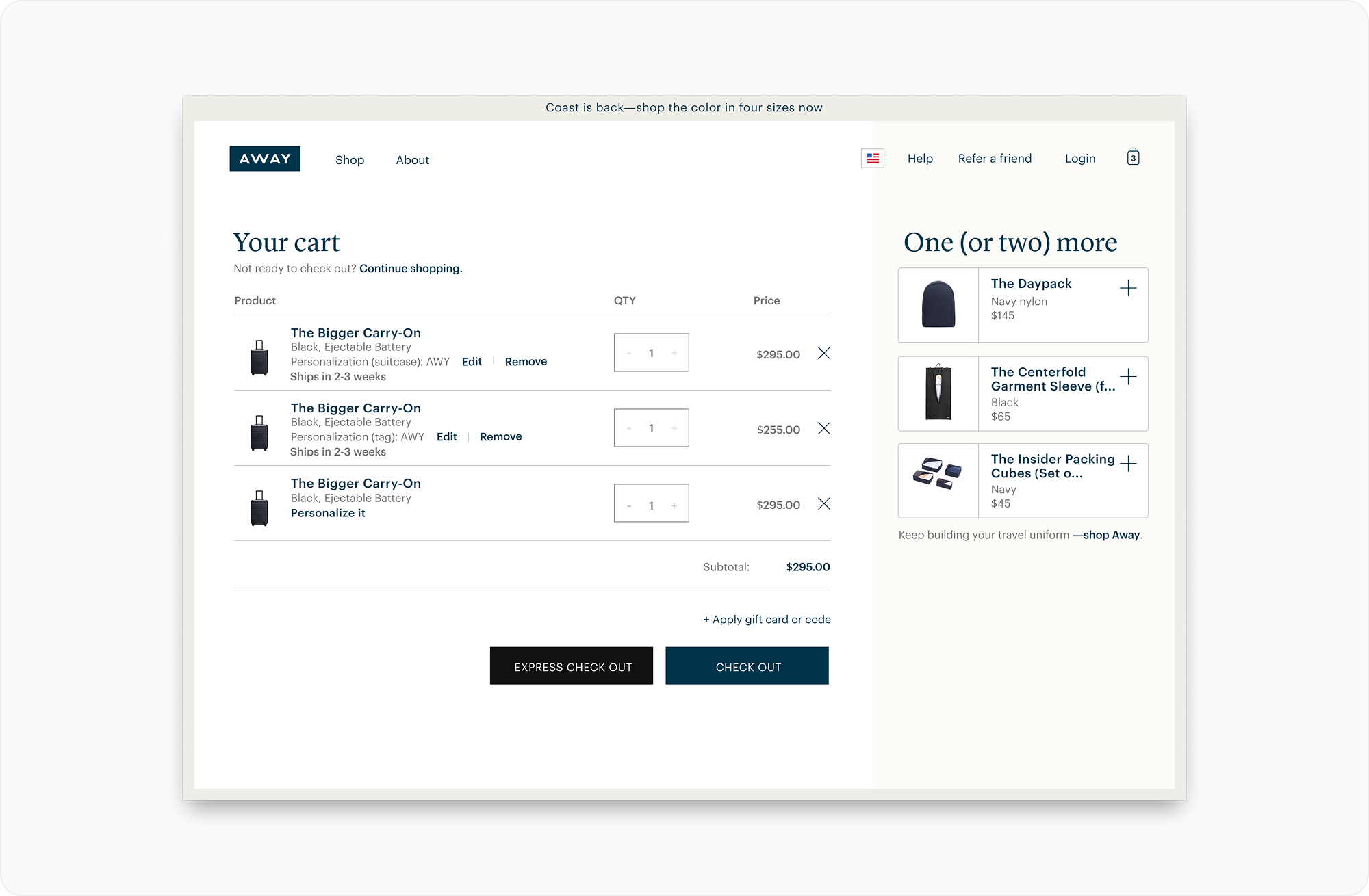 Personalization opportunity