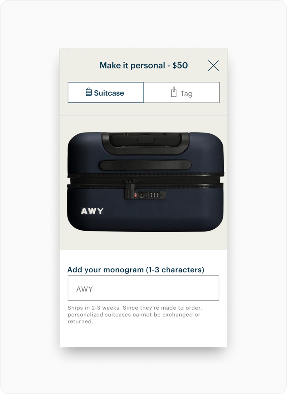 Personalization solution